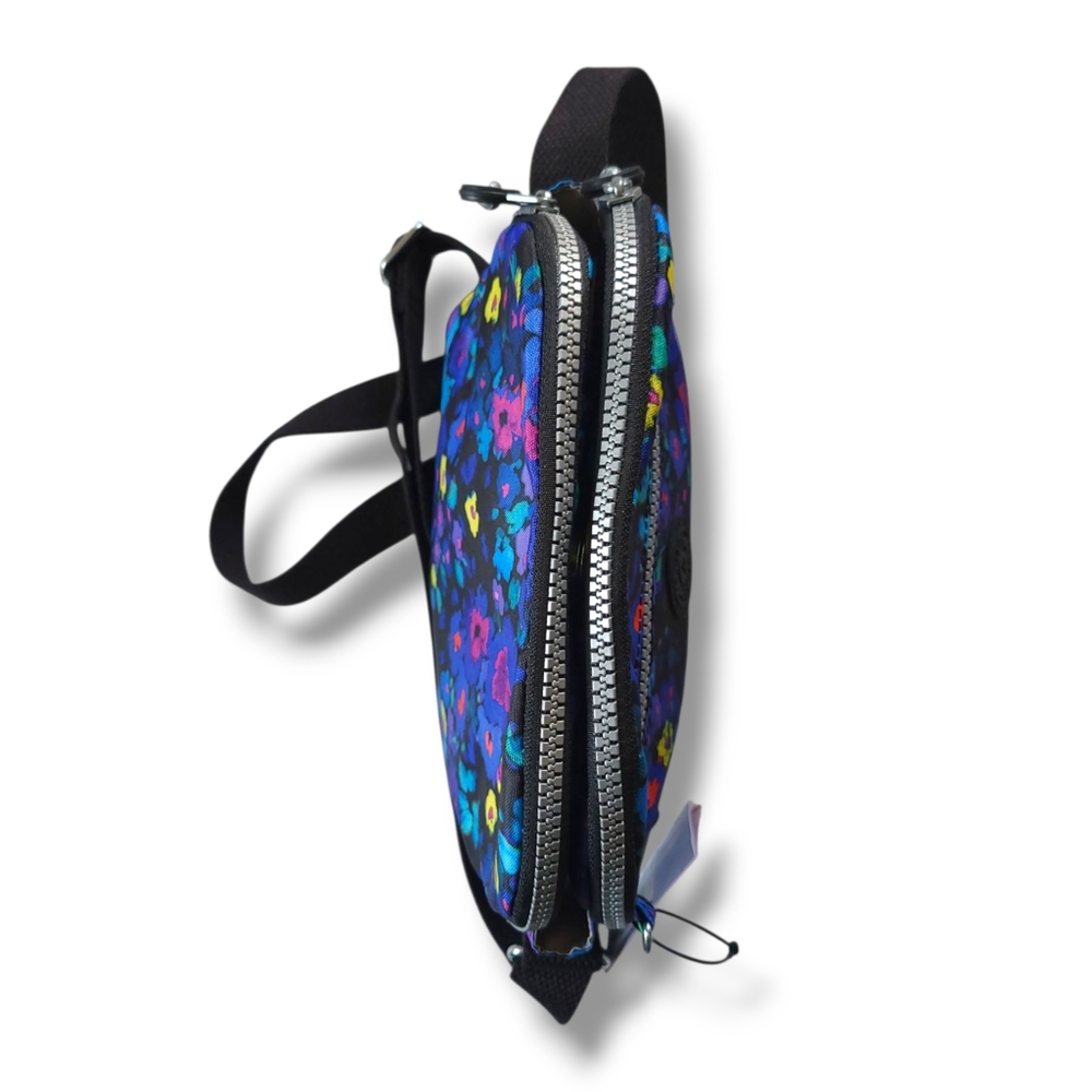 ✨️HP✨️Kipling | NWT Blue/Multicolor 'Fresh Freesia' Floral Crossbody Bag - Picture 5 of 10